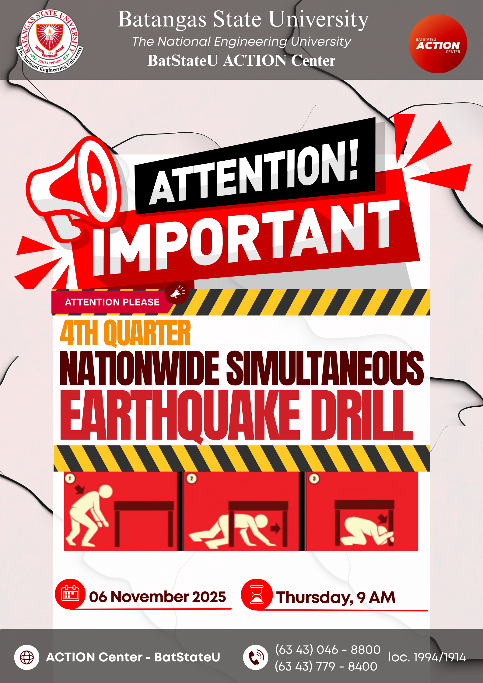 𝟒𝐭𝐡 𝐐𝐮𝐚𝐫𝐭𝐞𝐫 𝐍𝐚𝐭𝐢𝐨𝐧𝐰𝐢𝐝𝐞 𝐒𝐢𝐦𝐮𝐥𝐭𝐚𝐧𝐞𝐨𝐮𝐬 𝐄𝐚𝐫𝐭𝐡𝐪𝐮𝐚𝐤𝐞 𝐃𝐫𝐢𝐥𝐥