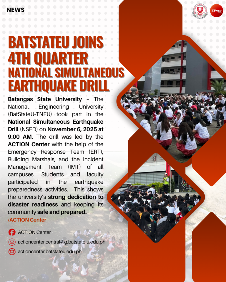 4th Quarter National Simultaneous Earthquake Drill 2025