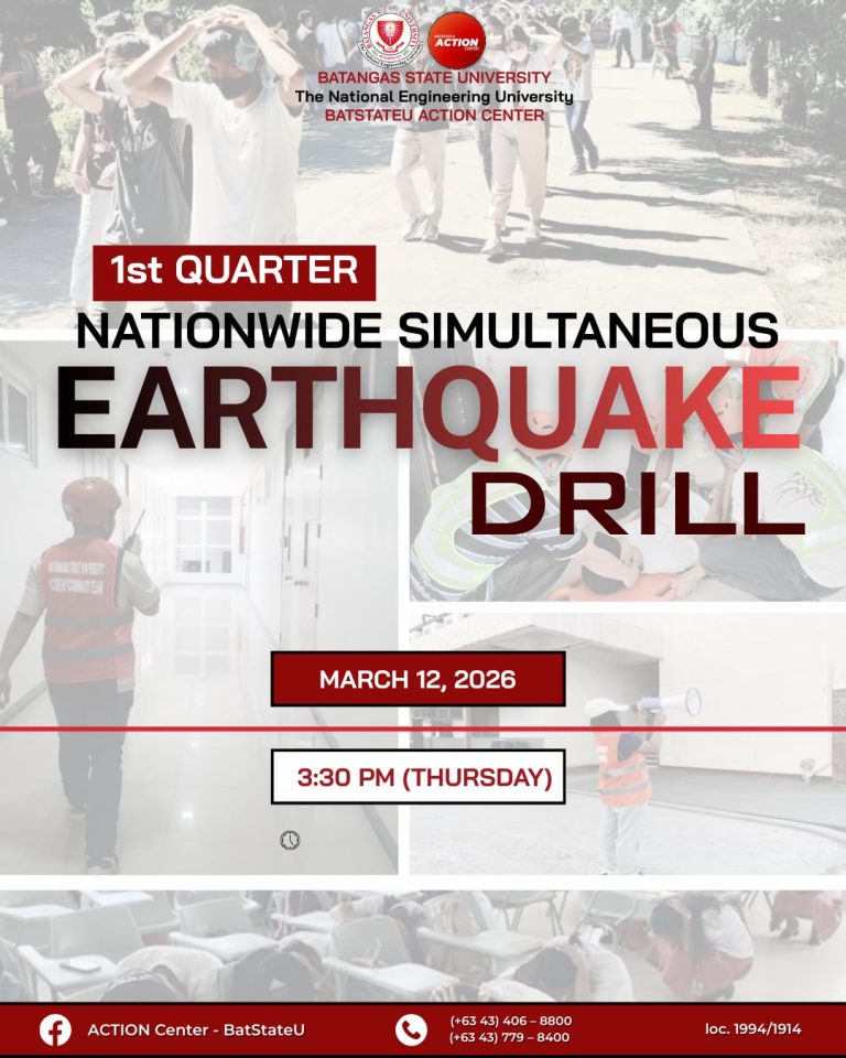1st Quarter Nationwide Simultaneous Earthquake Drill